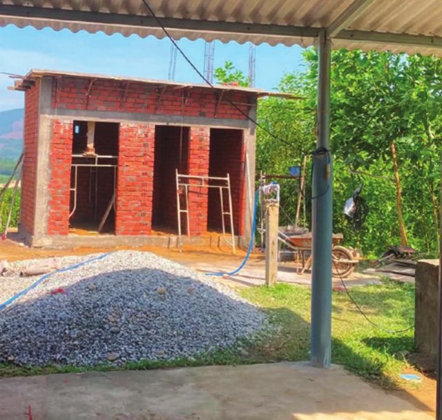 Photo from the report: New Wet Rooms for Pastor Nhet