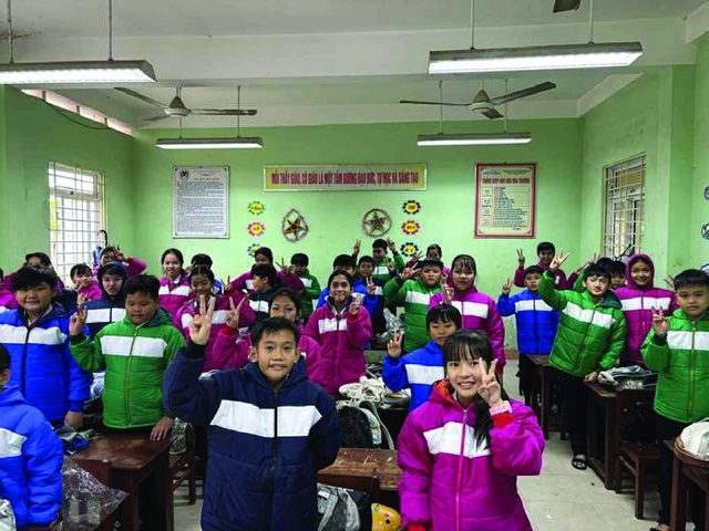 Photo from the report: Backpack Ministry to Schools