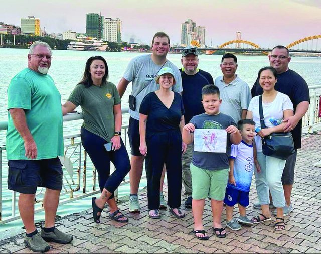 Photo from the report: Judson Hatfield and Family