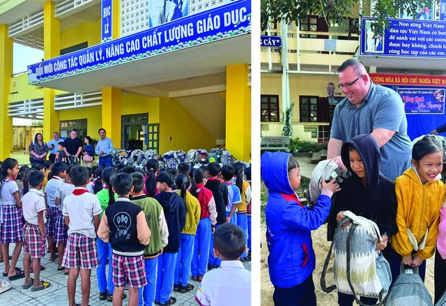 Photo from the report: Backpacks in the Central Highlands