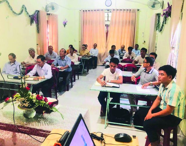 Photo from the report: Training and Evangelizing